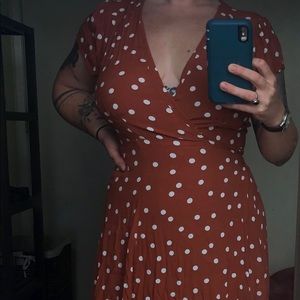 FATE Wrap Maxi Dress